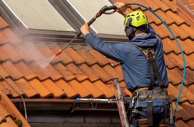 Démoussage et hydrofuge de toiture à Andon